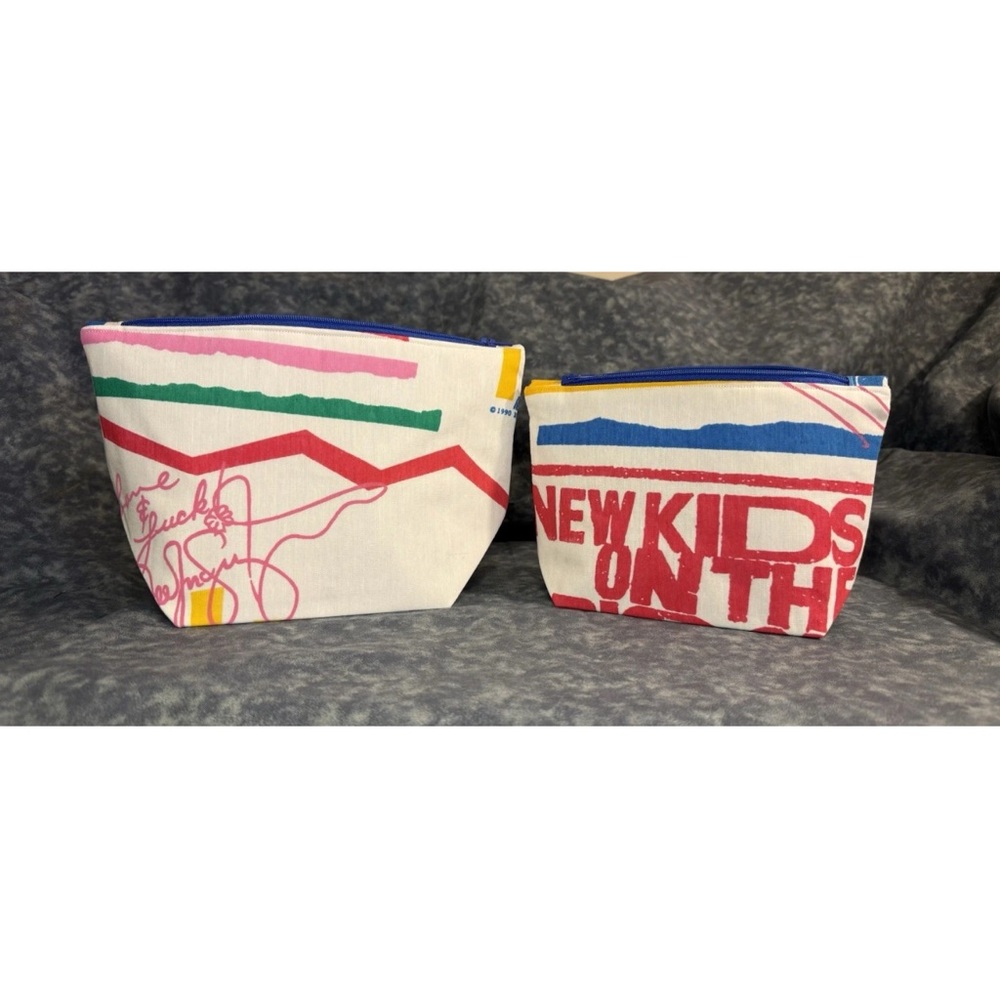 New Kids On The Block Graphic Cosmetic Bag Set - Picture 2 of 5
